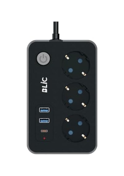 Akım Korumalı Priz, 3x Priz Soketi, 2x Usb Girişi, 1x Type-c Girişi, Tasarruflu Uzatma Kablosu, Çocuk Korumalı Ada 0
