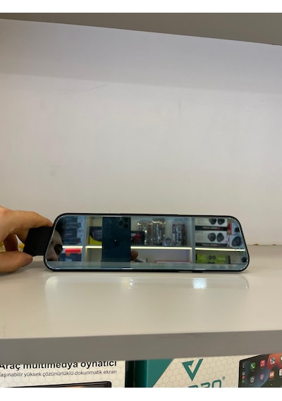 Foxus Carplaylı 2 Kameralı Ayna Kayıt Kamerası 2k