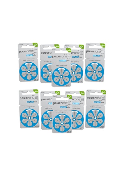 Powerone Implant Plus P675 İşitme Cihazı Pili 6 x 10'lu