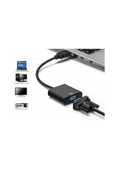 Hdmi To Vga Kablo Çevirici Dönüştürücü Görüntü (533633502)