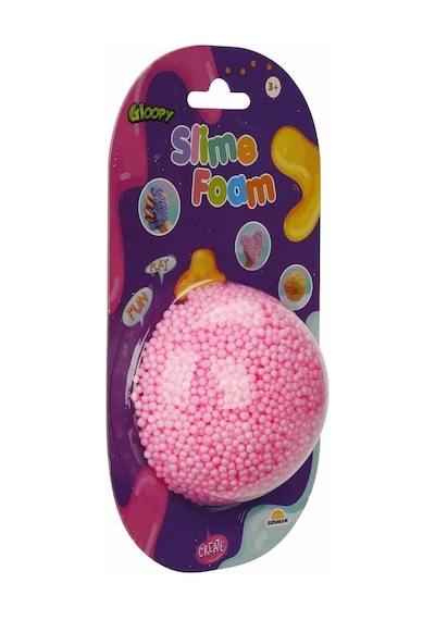 3739 Sun-gloopy Pembe Köpük Slime Çok Renkli