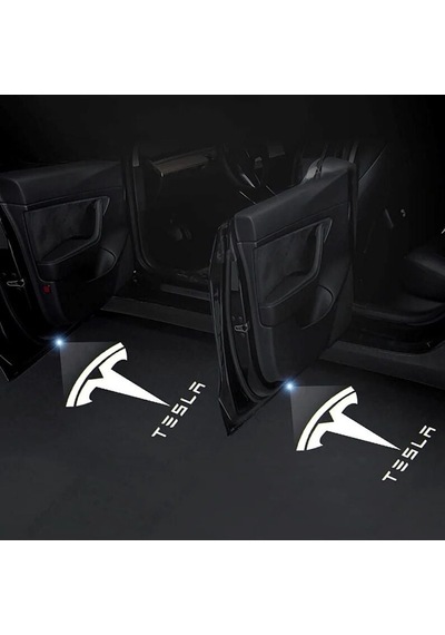 Autogp Tesla Model Y Kapı Altı Işık Lazer Led Logo Hoşgeldin Aydınlatması