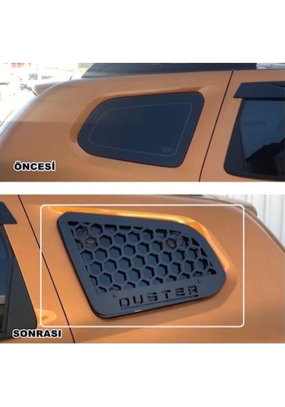 Dacia Duster Kelebek Cam Koruma Metal 2018-