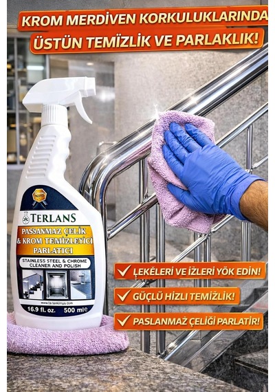 Asansör Temizlik Bakım Seti Kabin Ayna Temizleyici Mikrofiber Bez Belirtilmemiş