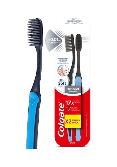 Colgate Mikro Ince Charcoal Hassas Temizlik Yumuşak Diş Fırçası 1 1