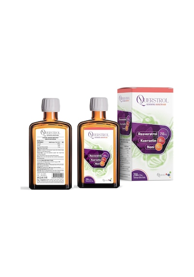 Querstrol 250 ML Resveratrol Kuersetin Noni İçerikli Sıvı 250ml