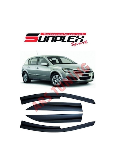 Opel Astra H 2004-2009 Mugen Cam Rüzgarlığı Ön-Ark