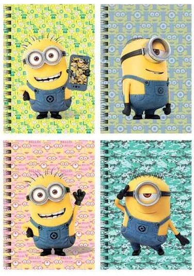 Keskin Color Minions Metalize Bloknot A6 80 Yaprak