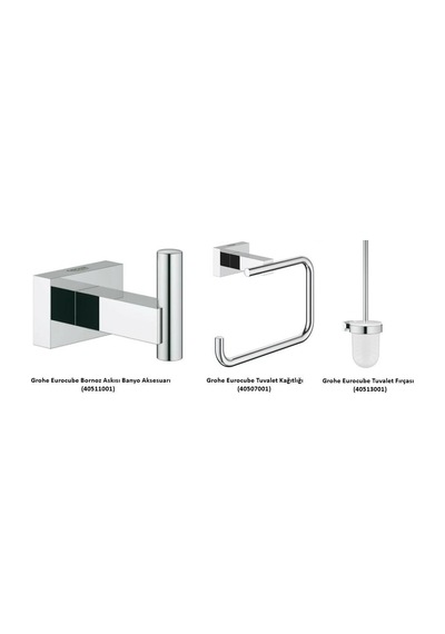 Grohe Eurocube 3'lü Aksesuar Seti