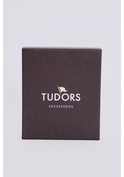 Tudors Lacivert Dokulu Kart Para Bölmeli Erkek Cüzdan-52853