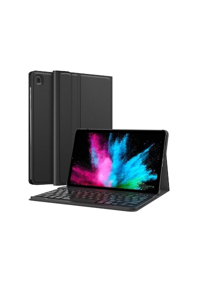 Samsung Galaxy Uyumlu Tab S6 Lite P610 10.4" Kablosuz Klavyeli Kılıf Mobax P615 P617