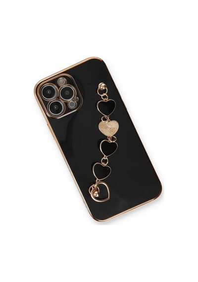 Apple iPhone Uyumlu  14 Pro Uyumlu Kılıf Esila Silikon - Siyah