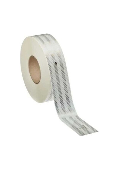 3m 983-10 Beyaz Reflektif Şerit Bant 53.5mm X 50 Metre - Sert Zemin
