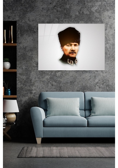 Mustafa Kemal Atatürk - Cam Tablo