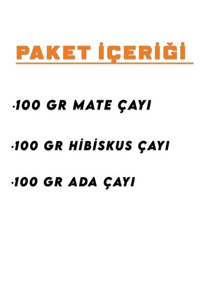 İpek Değirmen Hibiskus Mate Ada Çayı Matcha Nar Çiçeği Bitki Çayı Seti 3 x 100 G