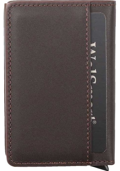 Walsmart Book Cotton Akıllı Mekanizmalı Deri Cüzdan Kahverengi