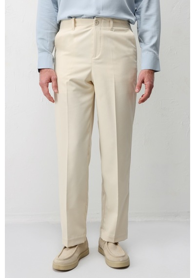 Antioch Straight Fit Erkek Pantolon Ekru
