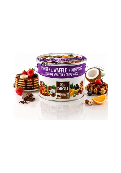 Callei Drou Extra Sütlü Waffle Krep Pankek Sos 10 Kg