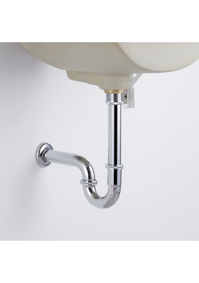 Fause Pop-up Basmalı Paslanmaz Çelik Metal Lavabo Sifonu Ksf101 Krom
