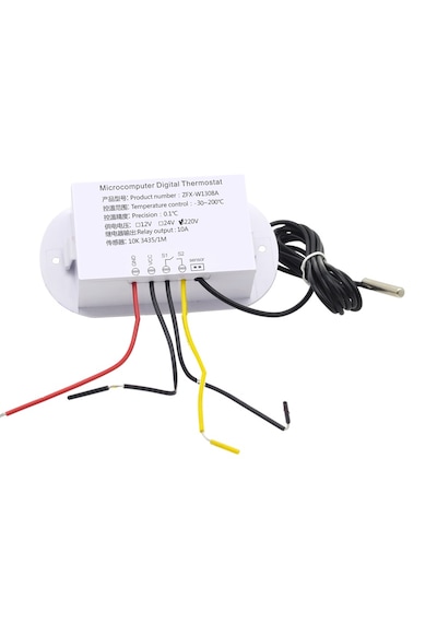 Yate10 W1308a 220v 10a -30 +200c Termostat
