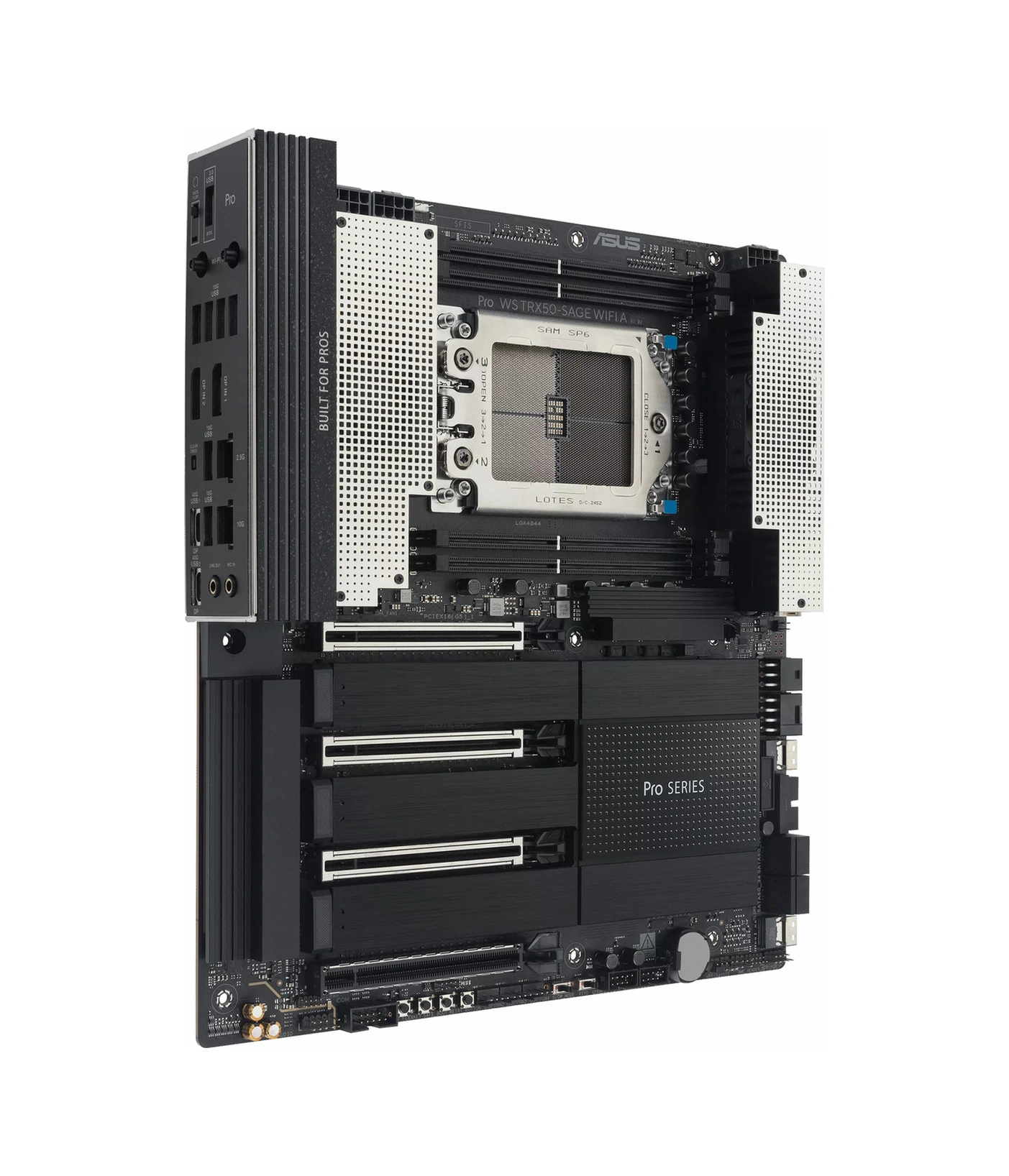 Asus Pro Ws Trx50-sage Wifi A Ddr5 6400mhz Oc M.2 Usb-c Pcıe 5.0 Tr5 Ceb Anakart