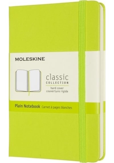 Moleskine Sert Kapak Defter Limon Yeşili Çizgisiz - 9x14 - 0864