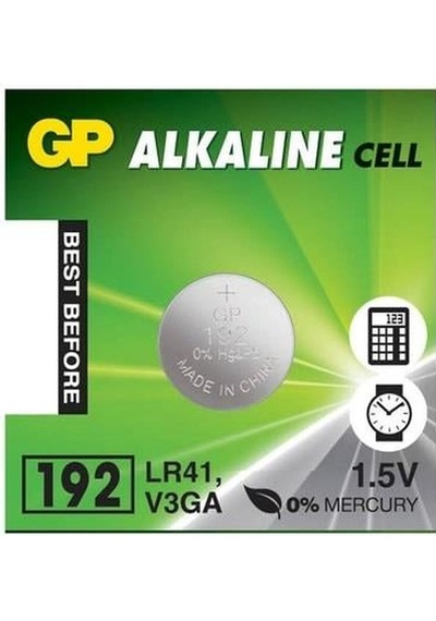 Gp 1.5v Lr41 Alkalıne Pil Düğme