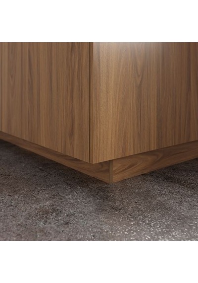 Ikea Förbättra Süpürgelik, Kahverengi Ceviz Görünüm, 220x8 Cm