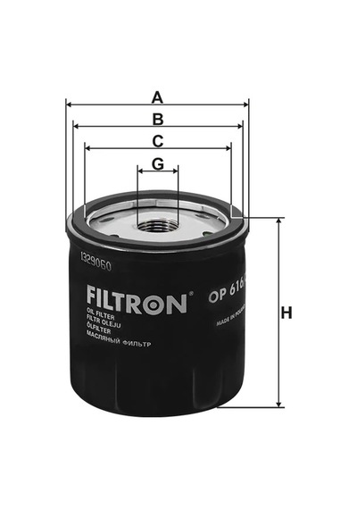 Op616/3 - Yağ Filtresi - Filtron