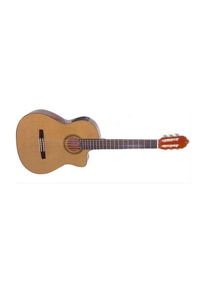 Valencıa Cg30rce Elektro Klasik Gitar, Scale 4/4, Parlak Natürel, C