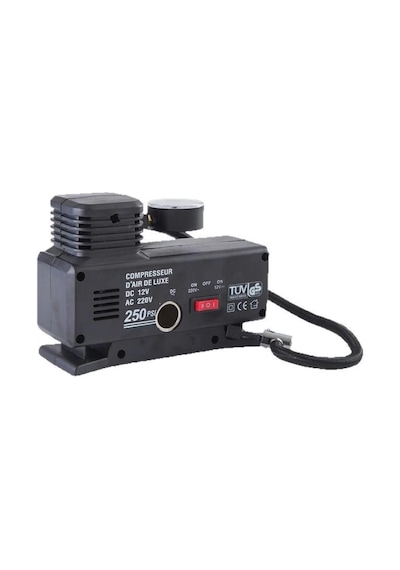 220 Volt-12 Volt 250 Psi Psi Kompresör Lastik Hava Şişirme Oto Pompası Fişli Çakmaklıklı Lisinya