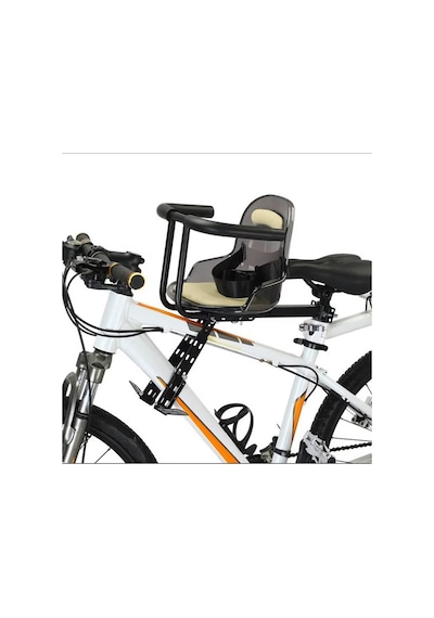 Sarissa E-bike Bisiklet Çocuk Taşıyıcı Kadro Bağlantılı Elektrikli Bisiklet Uyumlu Çocuk Koltuğu Siyah - Kırmızı