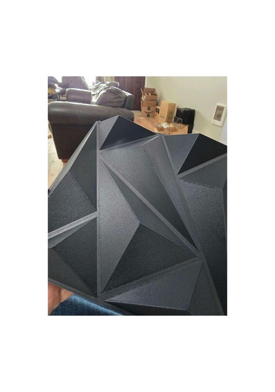 3d Geometrik Duvar Paneli Modern Dekoratif Duvar Süsü