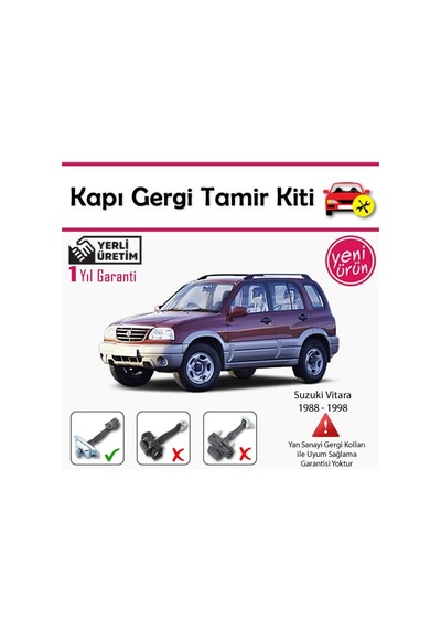 Barrer Suzuki Vitara Kapı Gergi (Limitör) Tamir Kiti 1988-1998