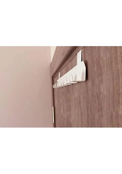 Banyo Ve Kapı Arkası İçin Metal Askılık Organizer, Pratik Ve Şık Çözüm Açık Ahşap
