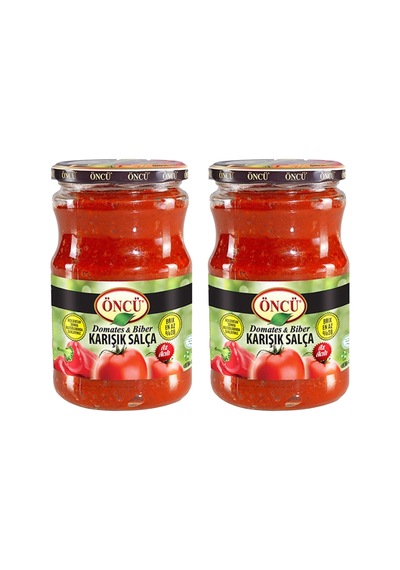 Öncü Domates Biber Salça Cam 2 x 700 G