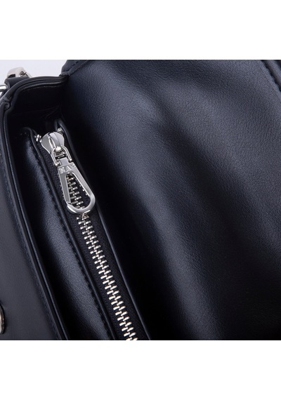 Nas Bag Premium Seri Mini 2li Set Çapraz El Ve Cüzdan Seti Siyah Siyah