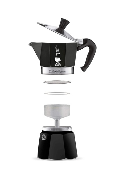 Bialetti Moka Pot Express 1 Cup Siyah