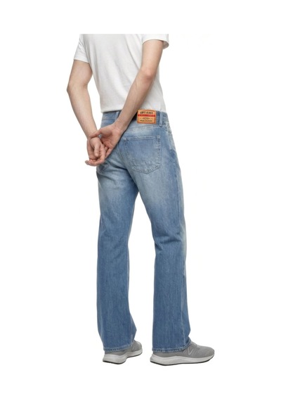 Flare Slim Fit Erkek Pantolon Denim