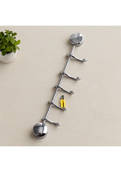 Krom 6 Kollu Banyo Askısı - Vidalı Montaj Diğer