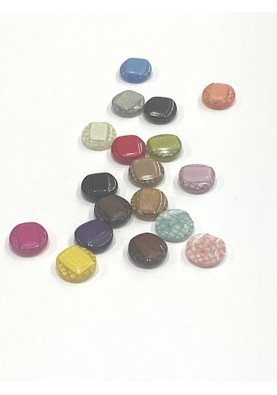 Bluz Düğmesi/ Simli Bluz Düğmesi / 1,2 Cm / 10 Adet / 2881 / - Gri