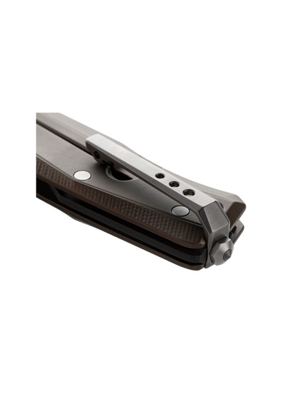 Lionsteel Mt01a Es Myto M390 Blade Aluminium Earth Brown/stone Washed Kamp Çakı Kahverengi