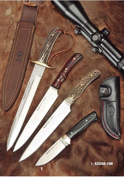 Muela Kodiak-10m Kodiak Serisi Siyah Micarta Saplı Kamp Bıçak Siyah