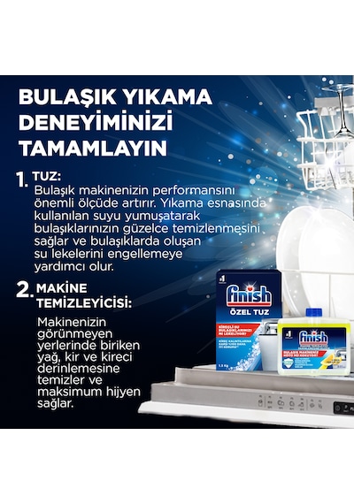 Finish Bulaşık Makinesi Parlatıcı & Kurutucu Limonlu 2 x 800 ML
