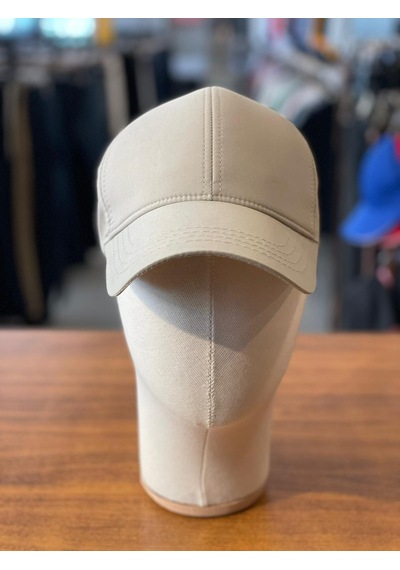 Hamze Düz Basic Mikro Kumaş Bej Renk Cap Şapka Bej