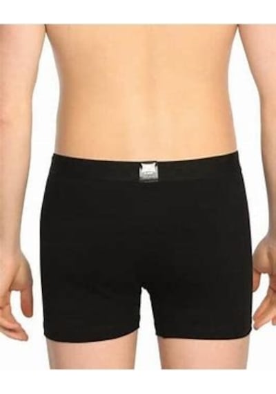Tutku Erkek Likralı Elastan Boxer 2'li Paket Siyah