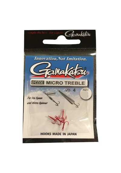 T.d. Gamakatsu Micro Treble 18 Kırmızı Üçlü İğne - Spr185113.01800