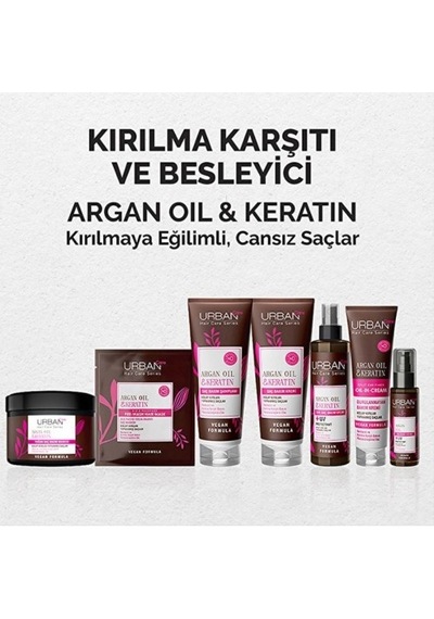 Urban Care Argan Oil & Keratin Saç Bakım Maskesi 50 Ml X 3 Adet PKT.URBANCARE.050
