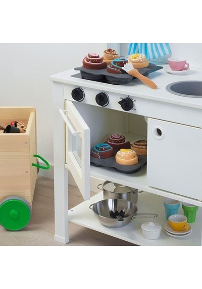 Çocuk Yumuşak Oyuncak Fırın Malzemeleri . Çok Renkli Ikea 6 Parça