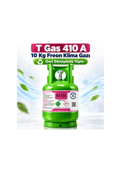 Tura Gaz R417a 10 Kg Soğutucu Gaz Yeşil